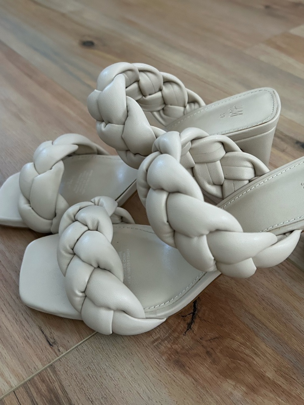 Braided H&M Heeled Sandals